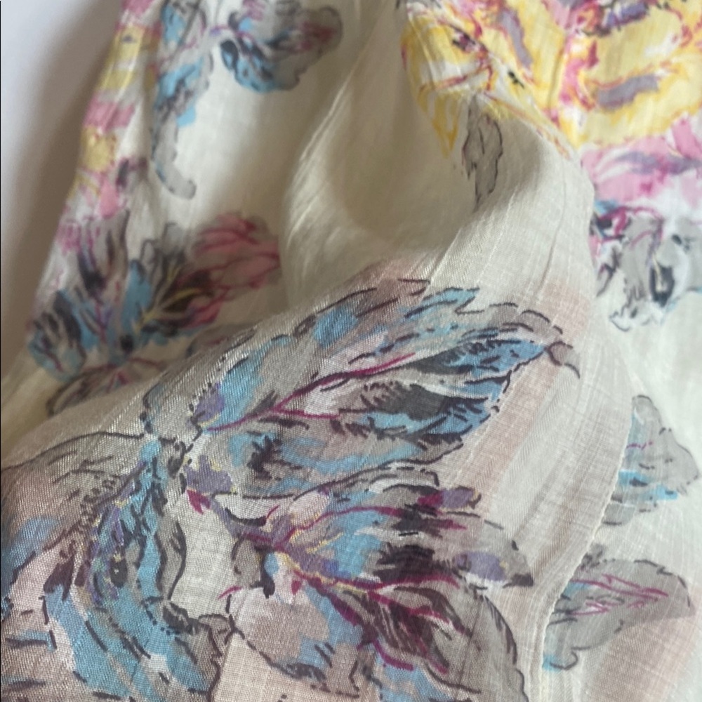 Floral Ruffle Sleeve Dress - Picture 5 of 7